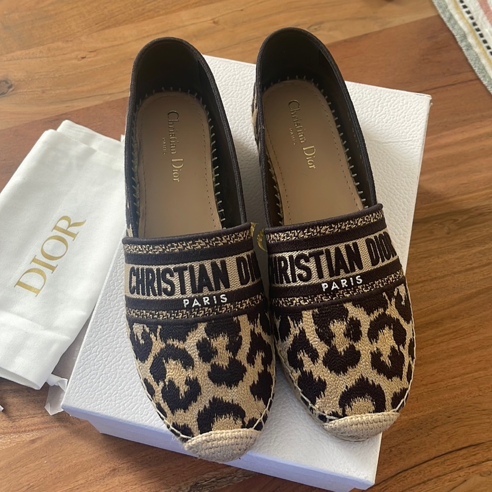 Dior Espadrilles -Leopard